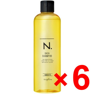 ☆【送料無料】 ナプラ / N. エヌドット シアシャンプー スムース 300ml 【6個】 ホワイトフローラルの香り SHEA|B.B / BEAUTY.BEAUTY