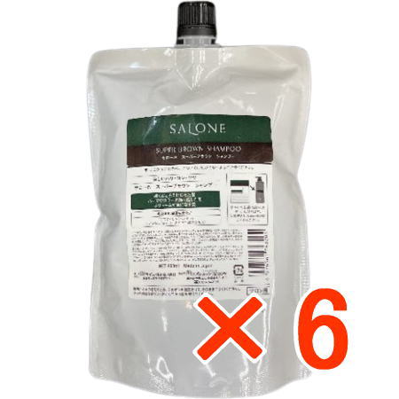 ☆【貨物輸送無料】 パシフィックプロダクツ ／ サローネ 百貨店赤銅色 シャンプー 800ml 【6個】 シャンプー アミノ酸系弱酸性シャンプー 美容室一人占め品