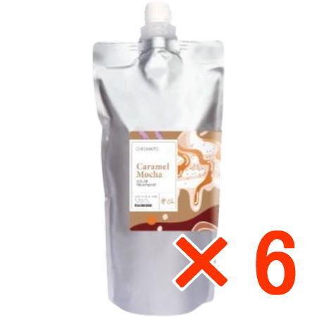 ☆【貨物輸送無料】 パイモア  π more ／ クロマト カラートリートメント #2 カルメ焼モカ 500g 【6個】