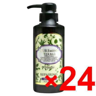 ☆【貨物輸送無料】 パイモア  π more ／ キュアメントハーバル リペアリングシャンプー 300mL 【24個】 美容室一人占め品 髪の毛シャンプー