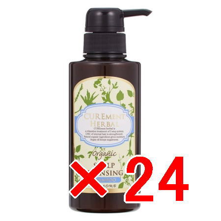 ☆【貨物輸送無料】 パイモア  π more ／ キュアメントハーバル スキャルプクレンジングシャンプー 300mL 【24個】 美容室一人占め品 髪の毛シャンプー