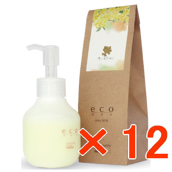 ☆【貨物輸送無料】 パイモア  π more ／ エコエイチビーエス 髪の毛市乳 80ml キンモクセイ  【12個】 美容室一人占め品 髪の毛市乳