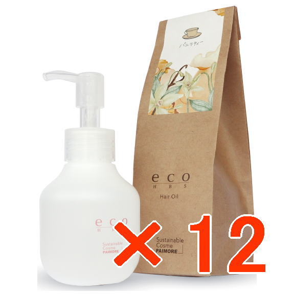 ☆【貨物輸送無料】 パイモア  π more ／ エコエイチビーエス 油絵の具 80ml ヴァニラお茶 【12個】 美容室一人占め品 髪の毛油絵の具