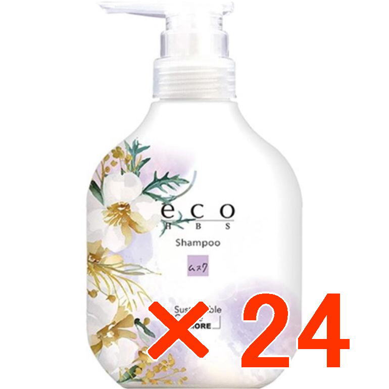 ☆【送料無料】 パイモア π more ／ エコエイチビーエス シャンプー 500ml ムスク 24個 美容室専売品　ヘアシャンプー