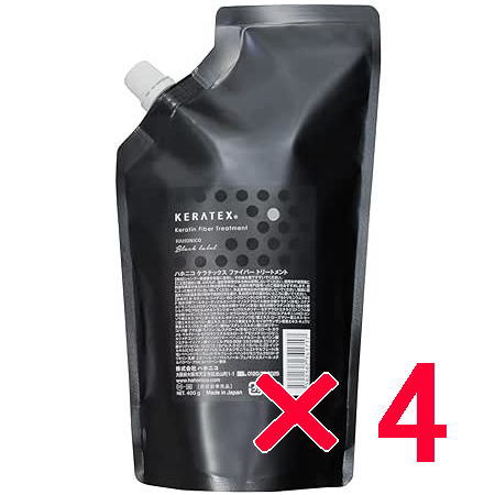 ☆【貨物輸送無料】 ハホニコ HAHONIKO ／ ケラテックス 衣料繊維 手当て 400g リフィル 4個