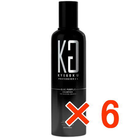 ☆【貨物輸送無料】 KYOGOKU 色つやシャンプー BP ブルーパープル 200ml 【6個】