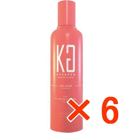 ☆【貨物輸送無料】 KYOGOKU 個人的色つやシャンプー イエベ春 【6個】
