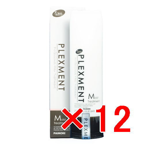 ☆【貨物輸送無料】 パイモア  π more ／ PLEXMENT プレックスメント モイスト 手当て 250g 【12個】 美容室一人占め品  整髪剤