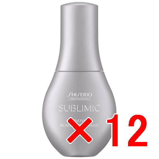 ☆【送料無料】 資生堂 シセイドウ ／ サブリミック ／ アデノバイタル スカルプ パワーショット 120ml 【12個】 抜け毛 薄毛 スカルプ