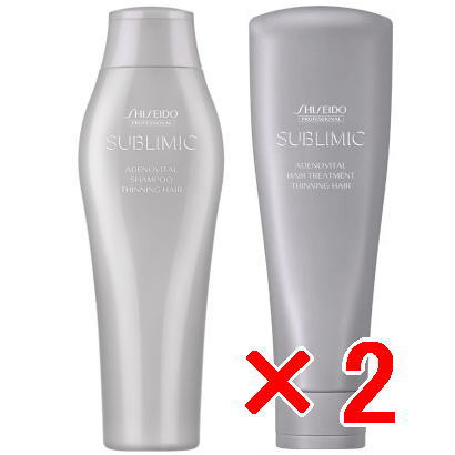 ☆【送料無料】 資生堂 ／ サブリミック ／ アデノバイタル シャンプー 250ml ＆ トリートメント250g　2セット 7,755円