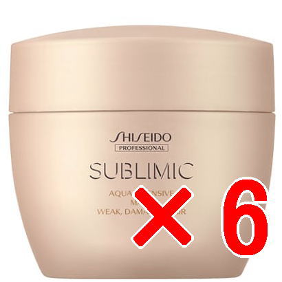 ☆【送料無料】 資生堂 シセイドウ ／ サブリミック ／ アクアインテンシブ マスク Ｗ：弱った髪用  200g 【6個】