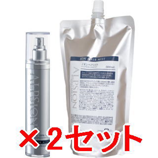 ☆【送料無料】 アルピジョン ALPSION ／ イオンヘアミスト 140ml ＆ 500ml詰替　2セット
