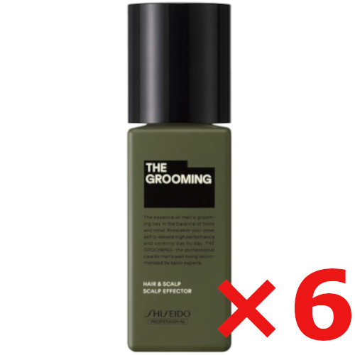 ☆【送料無料】 資生堂 シセイドウ ／ MEN ／ ザ・グルーミング スカルプエフェクター 120ml 【6個】／ GE スカルプエッセンス （医薬部外品） サロン専売品 ／ ヘア＆ス