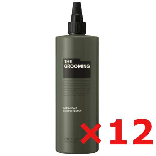 ☆【貨物輸送無料】 資生堂 シセイドウ ／ MEN ／ ザ・グルーミング スカルプエフェクター 480ml 【12個】／ GE スカルプエッセンス （治療法部外品） 赤ちょうちん独り占め品 ／ 髪の毛＆ス