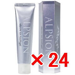 ☆【貨物輸送無料】 アルピジョン ALPSION ／ アルピュア  イオントゥースジェル 100g 【24個】／ オーラルケア  赤ちょうちん一人占め品