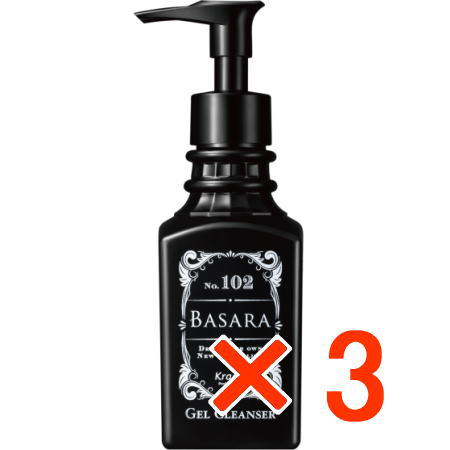 ☆【送料無料】 クラシエ バサラ 102 ジェルクレンザー 140ml 【3個】