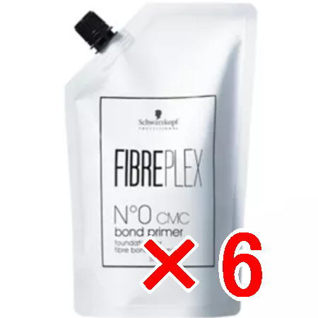 ☆【送料無料】 シュワルツコフ ／ ファイバープレックス ／ No.0 ボンド プライマー CMC 500mL 【6個】/ ヘアトリートメント
