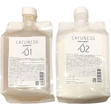 ☆【送料無料】 オレンジコスメ ／ カフネス シャンプー1000ml ・トリートメン 1000g レフィルセット ／ ヘアケアシステム サロン専売品 美容室専売品｜B.B ／ BEAUTY.BEAUTY