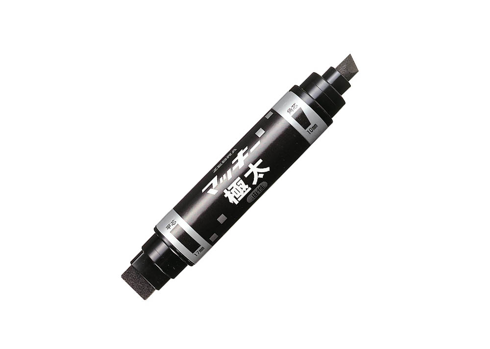 楽天市場】ゼブラ 油性マーカー マッキー極太 （平芯17mm・角芯