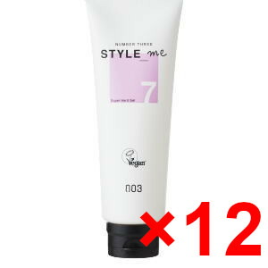 ≪店内商品P2-20倍！≫【送料無料】 ナンバースリー 003 ／ スタイルミー ／ スーパー ハード ジェル 150g 【12個】／ スタイリング ジェル 美容室専売品