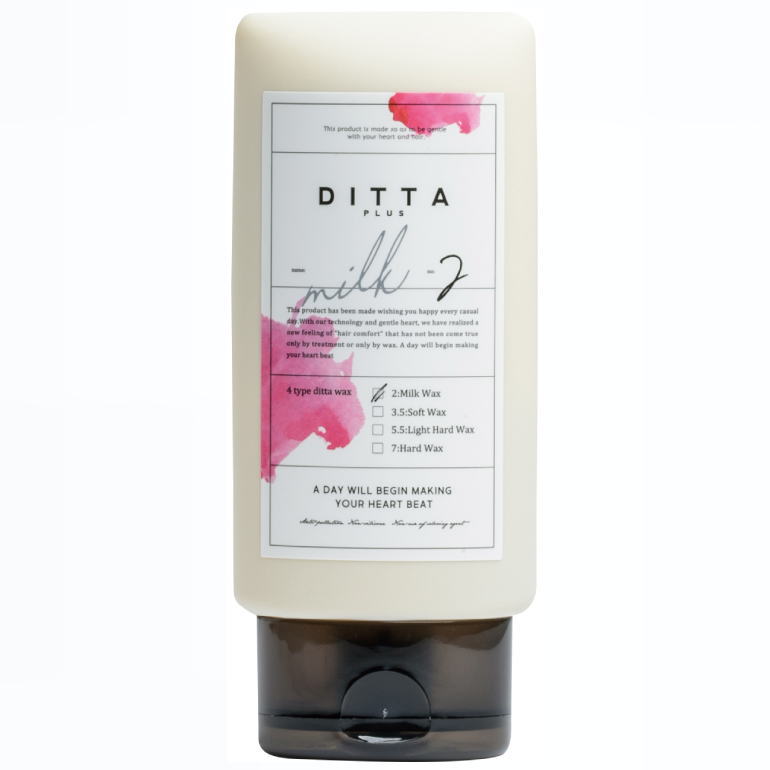 ☆【送料無料】 ビーファースト ／ DITTA PLUS ／ 2.MILK WAX ミルク ワックス 90g 自然にまとまり、ツヤのある毛先に。ストレートア