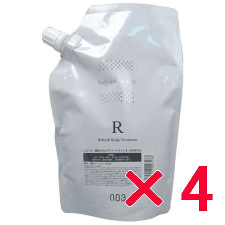 ☆【送料無料】 ナンバースリー 003 ／ ミュリアム クリスタル 薬用スカルプ トリートメント R 500g (詰替用) 【4個】｜B.B ／ BEAUTY.BEAUTY