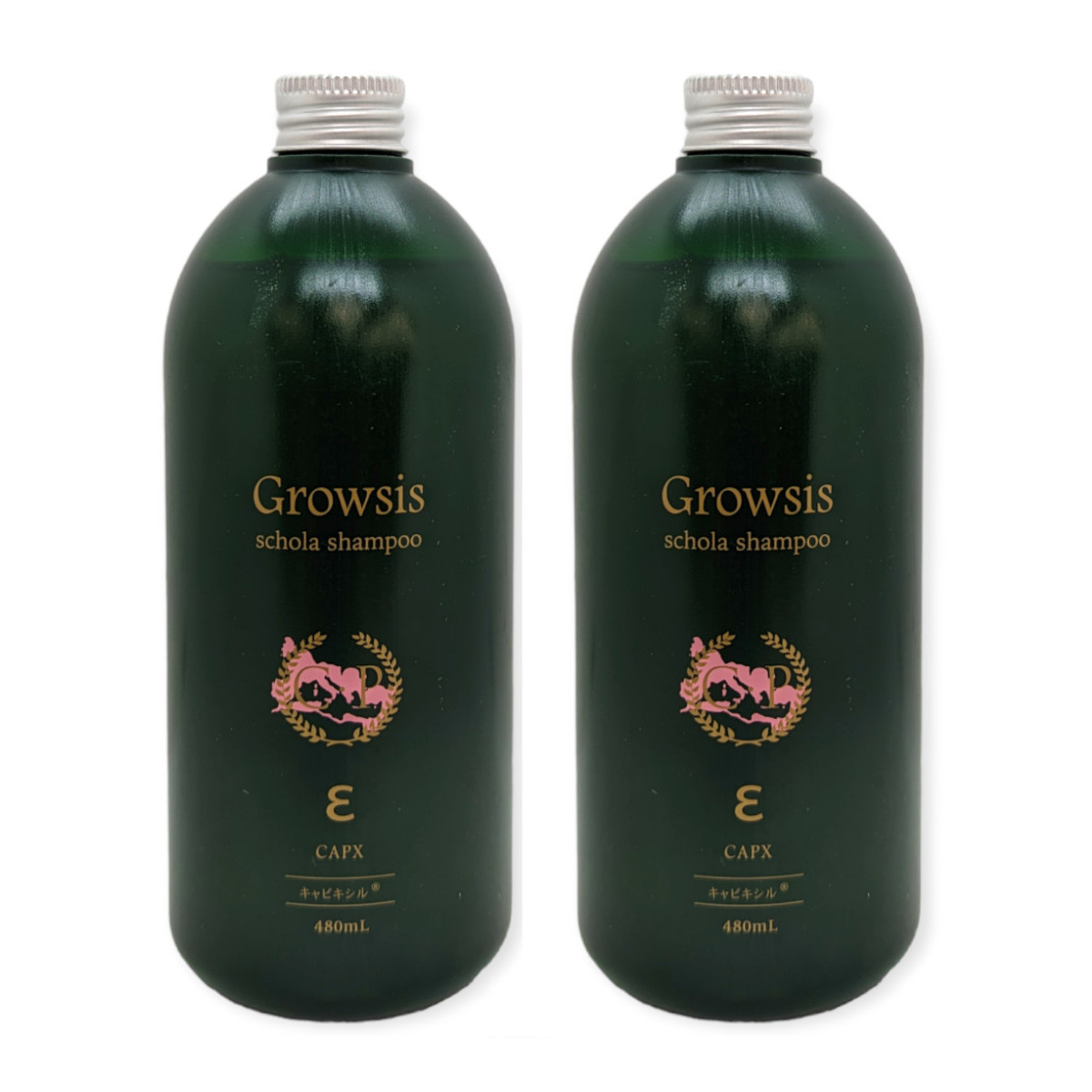 ☆【貨物輸送無料】 コラボプロ ／ グローシス スコラ シャンプー イプシロン 480ml 【2個】/ schola shampoo Epsilon キャピキシル高濃さ組みあわせる （さ