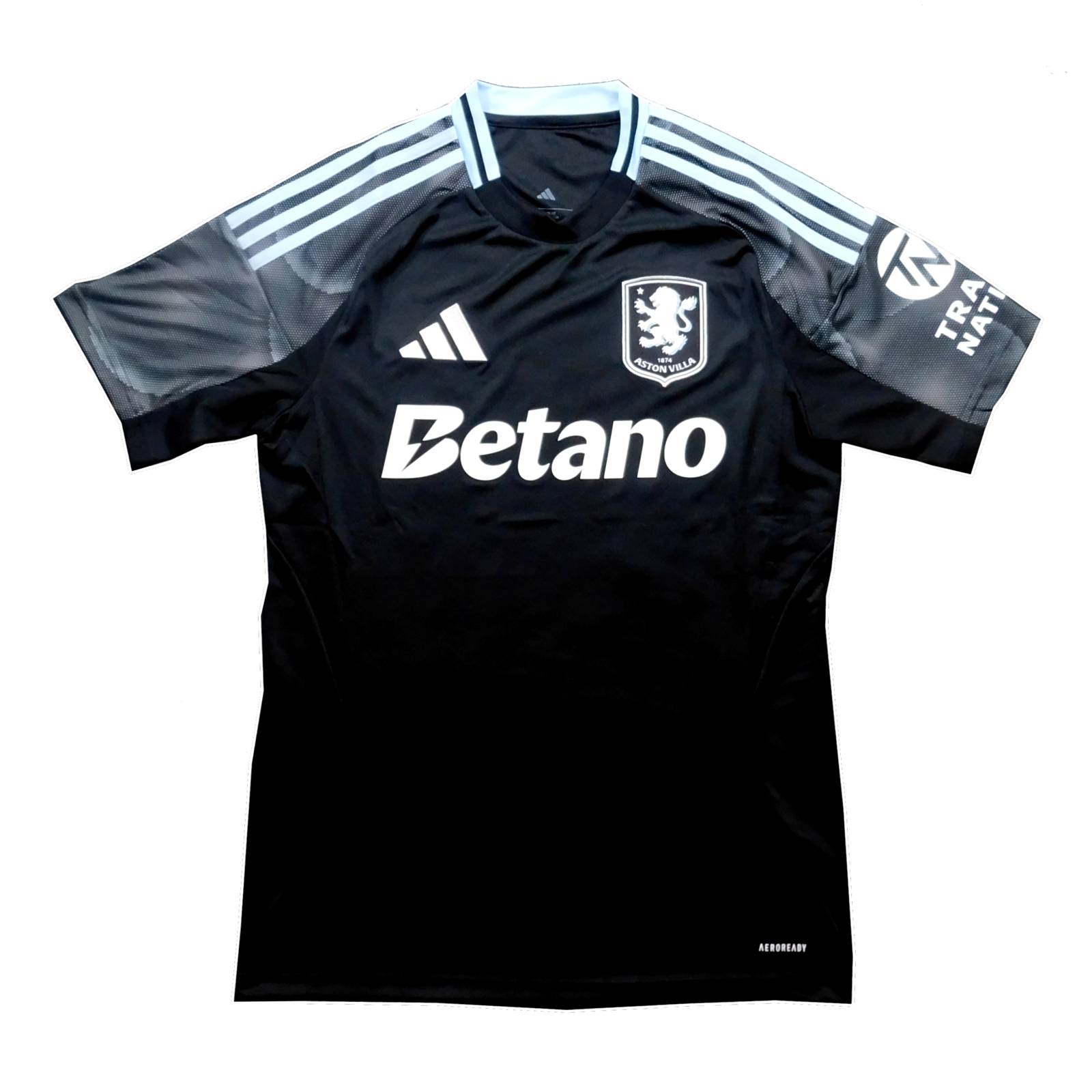 アストンビラ 25 アウェイ 半袖 制服 ADIDAS 2025時期(定め事品/電子メイル便可/製造会社吊りひもJN8053)