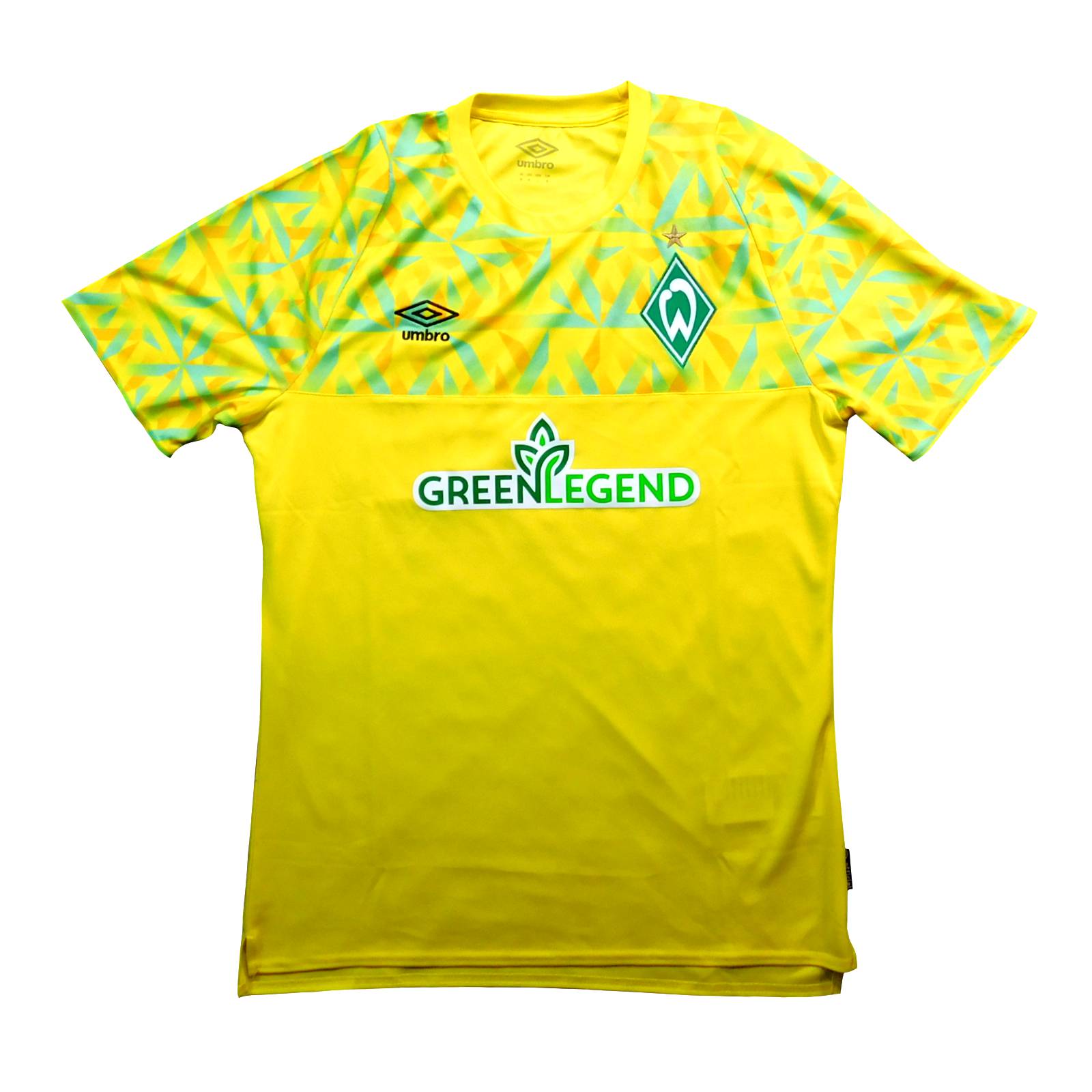 ブレーメン　22　ホーム・GK　半袖　ユニフォーム　UMBRO　2022シーズン(正規品/メール便可/メーカーコード96443U)