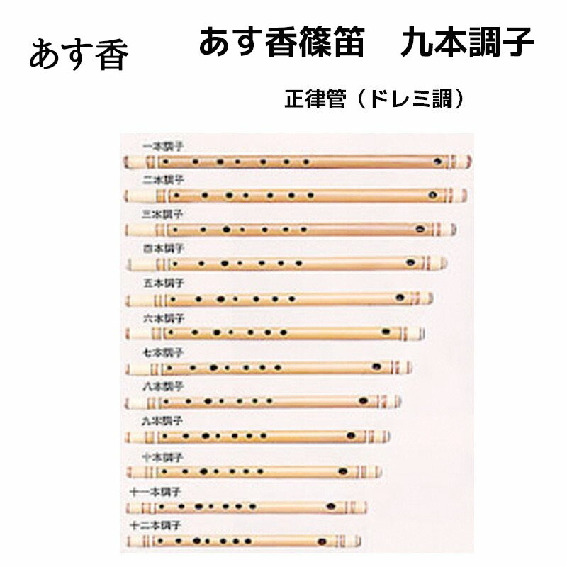 篠笛　七本調子　Ｂ菅（ドレミ調） 篠笛七本調子 B菅 ドレミ調 MR7-107 天地糸巻西洋音階 竹笛