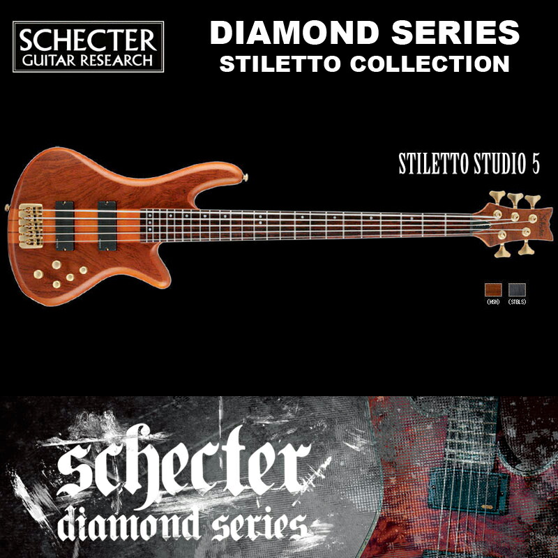 楽天市場】シェクター SCHECTER ベース / STILETTO STUDIO 6 | AD-SL