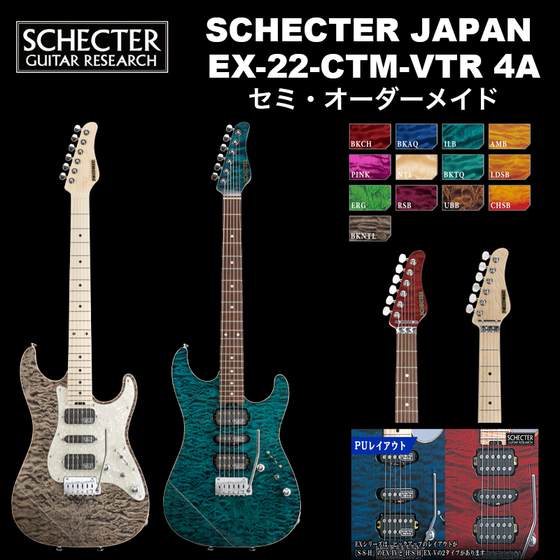 楽天市場】シェクター SCHECTER JAPAN / SCHECTER EX-22-STD-FRT FD 