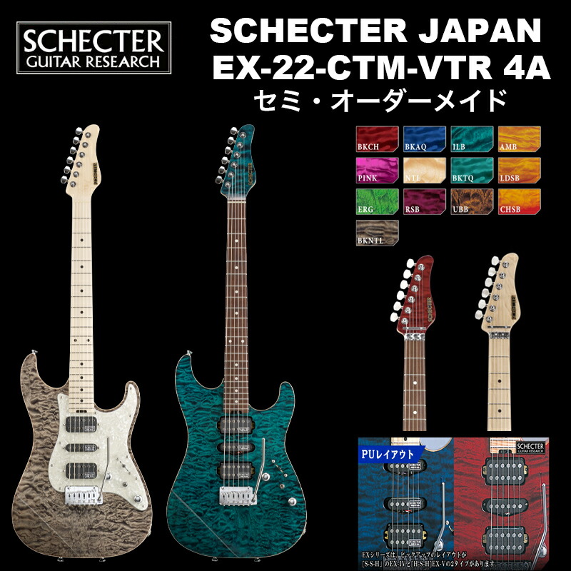 楽天市場】シェクター SCHECTER JAPAN / SCHECTER EX-22-STD-FRT FD 