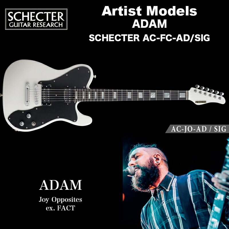 楽天市場】シェクター ジャパン エレキギター / ADAM (Joy Opposites) SCHECTER PA-JO/AD アーティストモデル  プロゲージ テレキャスター 送料無料 : B.B. Music 楽天市場店