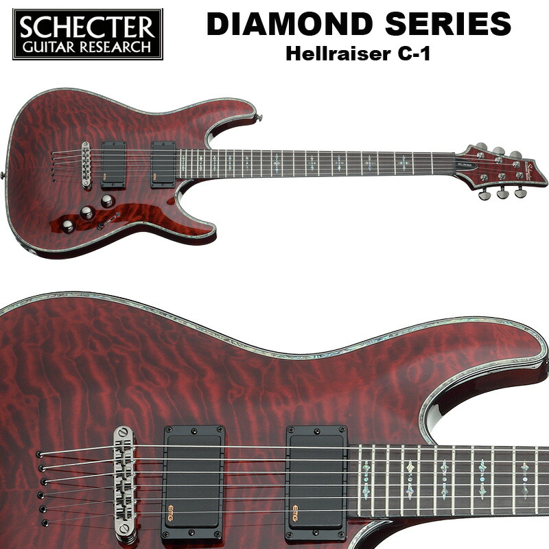 Schecter AD-C-7 HELLRAISER ヘルレイザー　エレキギター SCHECTER C-7 HellRaiser [AD-C-7-HR] (BLK) ｜イケベ楽器店