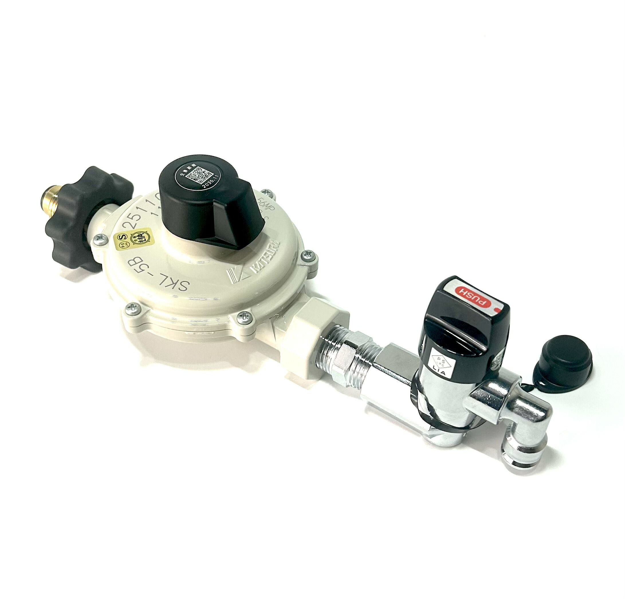 楽天市場】【LPガス用】一ロON-OFFヒューズガス栓 ホースエンド式