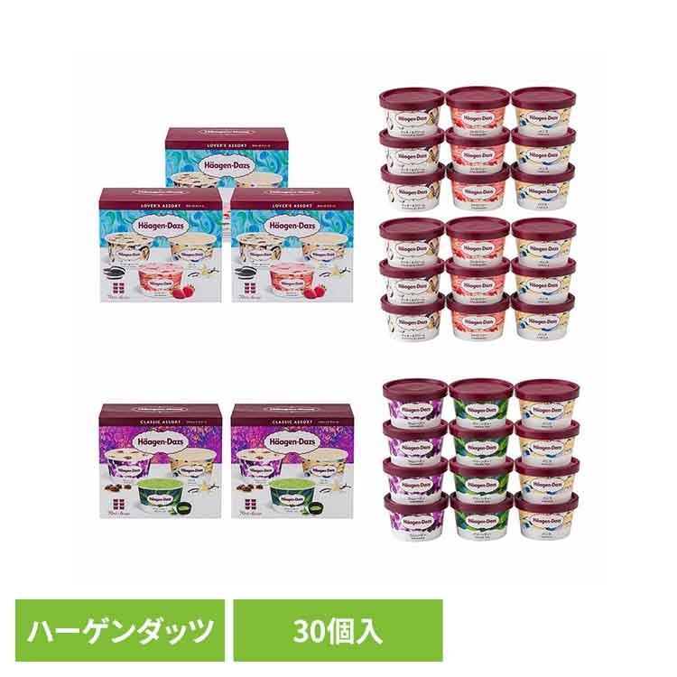 Haagen-Dazs アソートバラエティ（ラバーズアソート×3＆クラシックアソート×2） AH-LCC アイス ハーゲンダッツ アソート バニラ クッキー＆クリーム ストロベリー ラムレーズン グリーンティ ハーゲンダッツ 【TD】 【代引不可】