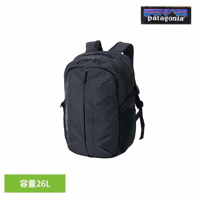 Refugio Day Pack 26L ブラック PATAGONIA パタゴニア 容量26L スキースノーボード キャンプ ハイキング登山クライミング スポーツギア ジェンダーフリー フェアトレード ブランド PATAGONIA