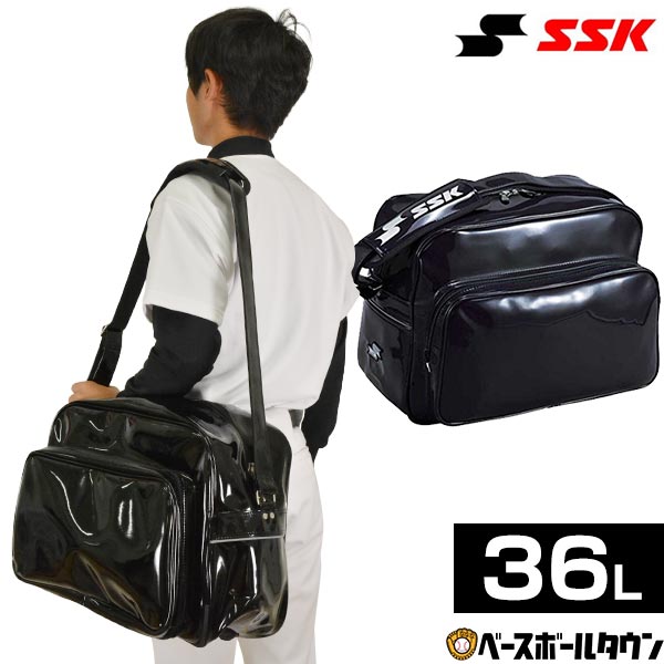 最大10％引クーポン　バッグ刺繍可(有料)　SSK　ブラック×ブラック　ショルダーバッグ　BA8000