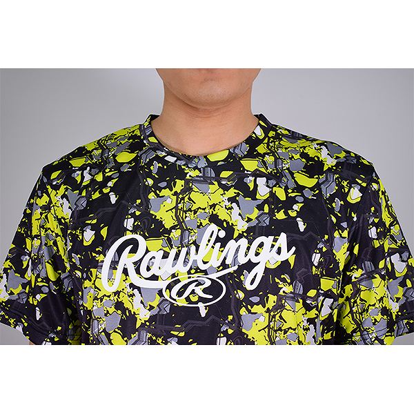 Rawlings あす楽 送料無料 最大10％引クーポン ローリングス 半袖 Tシャツ クラッシュ ザ 人気ブレゼント! ストーン 父の日  AST12S06 メンズ メール便可 一般 レディース 大人 2022年NEWモデル 野球 男女兼用