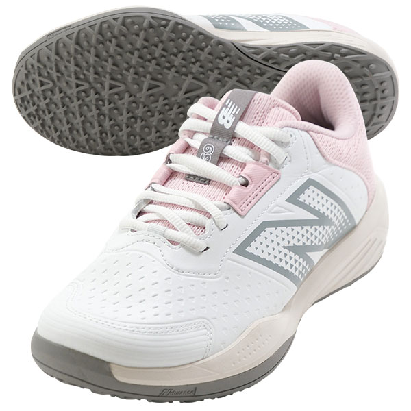 【新品タグ付き】ニューバランス　テニス　テニスシューズ　26 ホワイト ニューバランス（new balance）（レディース）オールコート用