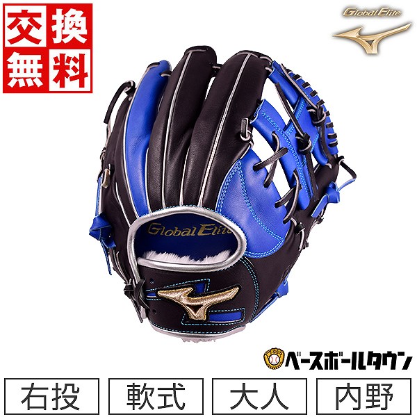 楽天市場】交換送料無料 グローブ ミズノ 軟式用 グローバルエリート 