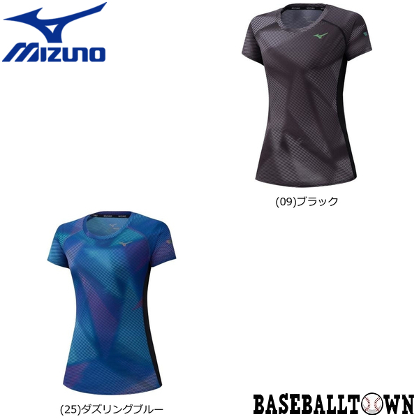 楽天市場 最大2千円オフクーポン ミズノ ドライエアロフローランニングtシャツ レディース J2ma02 ランニング ウエア ランニングシャツ 野球用品ベースボールタウン