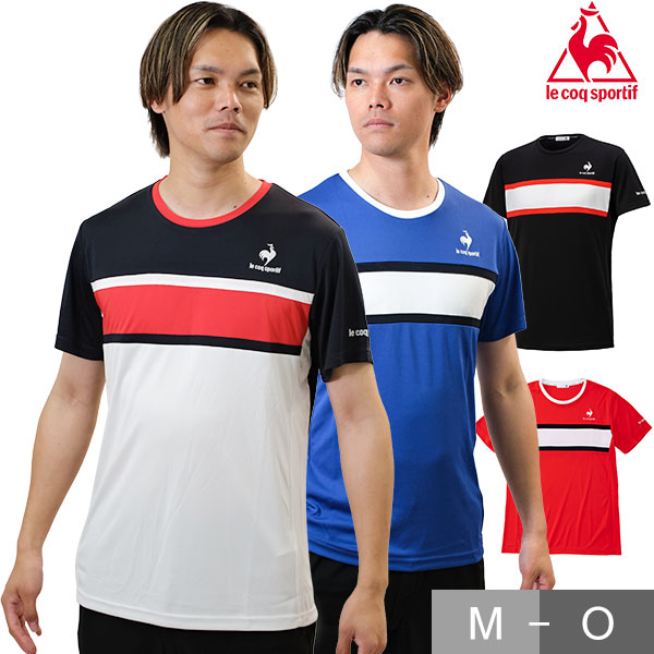 ルコックスポルティフ テニスウェア 半袖Tシャツ QMMPJA20 メンズL新品