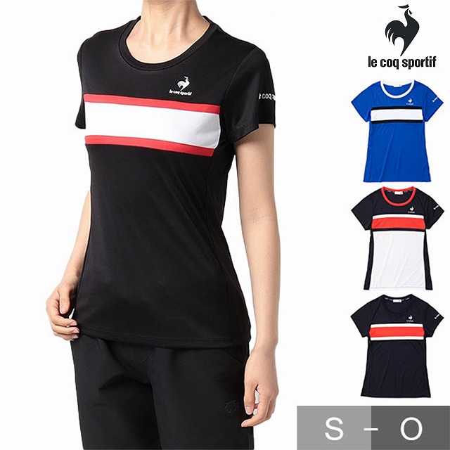 ルコックスポルティフ テニスウェア 半袖Tシャツ紺 QTMUJA04メンズL新品 楽天市場】テニス ゲームシャツ メンズ ルコックスポルティフ