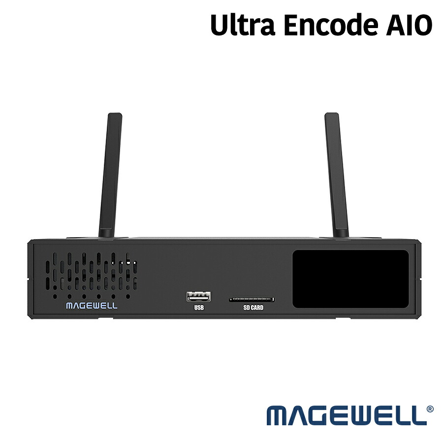 Magewell【Ultra Encode AIO】Magewell 映像媒体スイッチング、ストリーミング、書きとどめる、モニタリング等が能力のあるな携帯型デバイス メイジウェル 定め事品（返品不可）