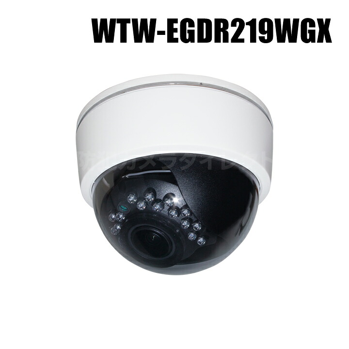 【WTW-EGDR219WGX】 500万画素 機器間Wi-Fi対応IPネットワークシリーズ 屋内仕様 赤外線ドームカメラ（代引不可・返品不可）