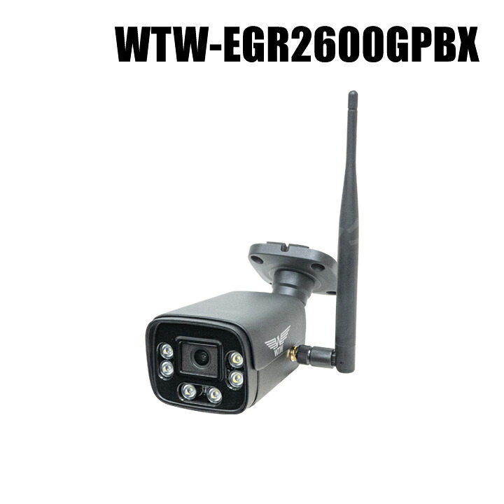 【WTW-EGR2600GPBX】 500万画素 機器間Wi-Fi対応IPネットワークシリーズ 屋外仕様 防犯灯カメラ（代引不可・返品不可）｜防犯カメラダイレクト