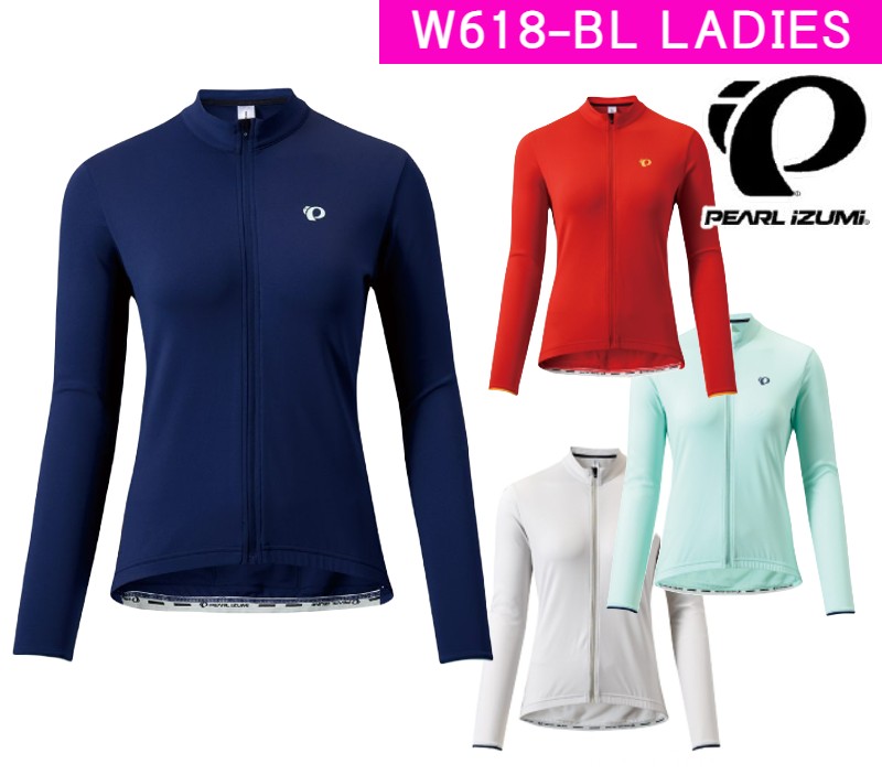 【PEARL IZUMI（パールイズミ）2023年春夏モデル レディース】W618-BL ミニマル UV ロングスリーブジャージ ジャージ 自転車 サイクルウエア 長袖 UVカット