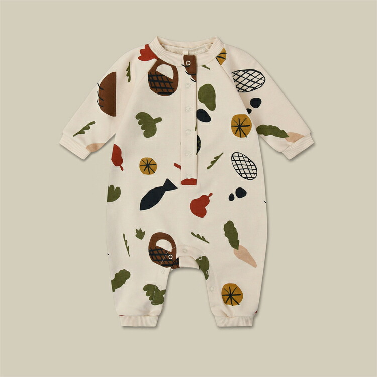 Farmers Market Onesie (3-6m, 6-12m) organic zoo AW24｜bcbasics -海外インテリア＆子供服 9,009円